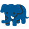 Elephant emoji on Google